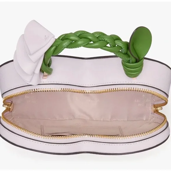 Kate Spade x LOVESHACKFANCY’s FLORA Heart-Shaped Crossbody Bag BNWT KL038 - Picture 13 of 14